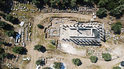 Zeus Tapınağı’nda çalışmalar devam ediyor (18 Temmuz 2023)