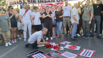 Bisiklet sürücüleri Bostancı’da eylem yaptı
