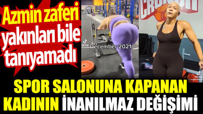 Spor salonuna kapanan kadının inanılmaz değişimi. Azmin zaferi