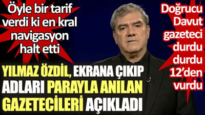 Yılmaz Özdil ekranda adları parayla anılan gazetecileri açıkladı