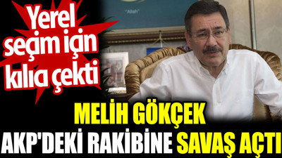 Melih Gökçek AKP'deki rakibine savaş açtı. Yerel seçim için kılıcı çekti