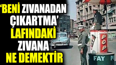 Beni zıvanadan çıkartma lafındaki zıvana ne demektir?