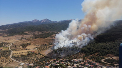 İzmir’de orman yangını (30 Temmuz 2023)