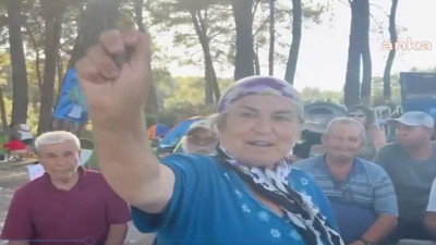 İkizköylü kadın Akbelen'deki katliamı avuçlarında gösterdi: Bağırarak ölüp gidiyorlar