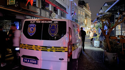 Beşiktaş Çarşı’da kanlı gece. Motosikletli kişiye silahlı saldırı