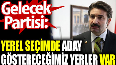 Gelecek Partisi: Yerel seçimde aday göstereceğimiz yerler var