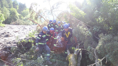 Gürcistan’da toprak kayması