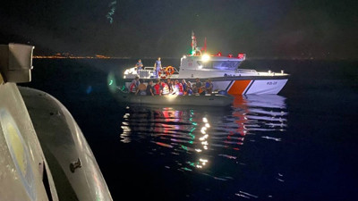 Ayvacık açıklarında 170 düzensiz göçmen yakalandı