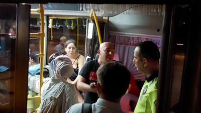 Otobüs şoförü 'Psikolojim bozuldu' diyerek kontak kapattı