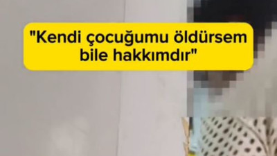Acımasız anne çocuğunu öldüresiye dövdü