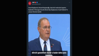 CHP'de yanlış tweet gündem oldu