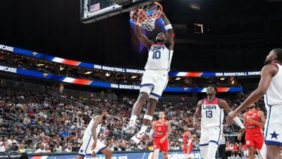 ABD Milli Takımı 43 sayı fark attı