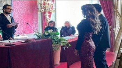 Ünlü oyuncu Tuan Tunalı ikinci düğününü Didim'de yaptı