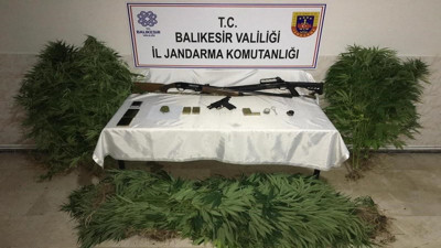 Bandırma'da jandarmadan uyuşturucu operasyonu
