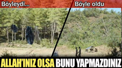 Akbelen böyleydi bu hale getirdiler. Allah'ınız olsa bunu yapmazdınız