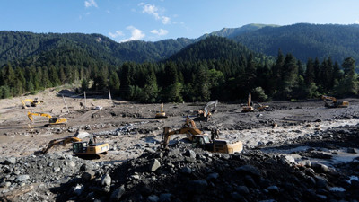 Gürcistan'ın Şovi bölgesindeki toprak kaymasında can kaybı 21'e yükseldi