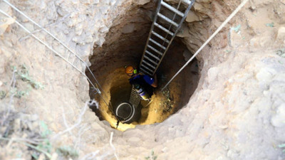 Define avcıları 13 metre derinlikte kabusu yaşadı