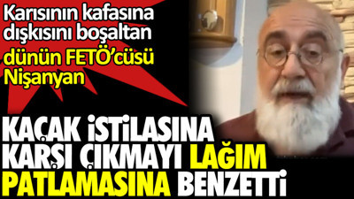 Nişanyan, kaçak istilasına karşı çıkmayı lağım patlamasına benzetti