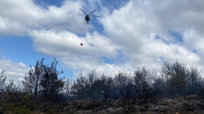 Çanakkale'deki orman yangını kontrol altına alındı (13 Ağustos 2023)