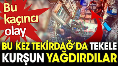 Bu kez Tekirdağ'da tekele kurşun yağdırdılar. Bu kaçıncı olay