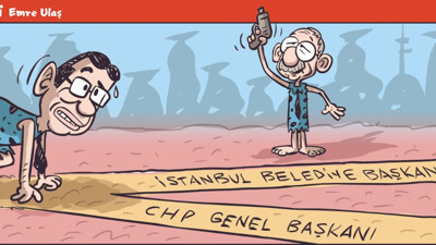 İmamoğlu son yüz metreyi nasıl koşacak? Emre Ulaş'tan kahkaha attıran karikatür