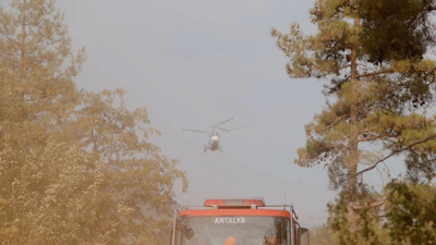 Antalya'da orman yangını çıktı (15 Ağustos 2023)