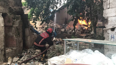 Şanlıurfa'da klima motoru yangın çıkardı