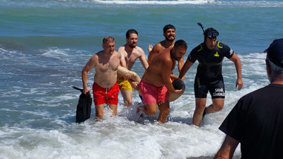 Samsun'da denize giren 1 çocuk boğuldu, 2 çocuk son anda kurtarıldı