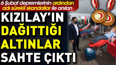 Kızılay'ın dağıttığı altınlar sahte çıktı