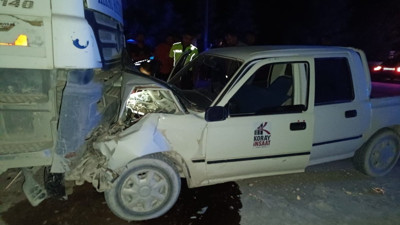 Kahramanmaraş’ta beton mikseri pikapla çarpıştı: 7 yaralı