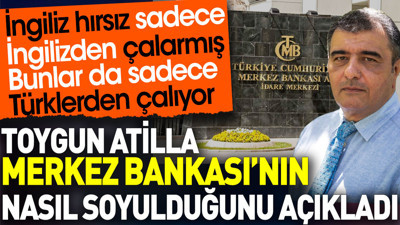 Merkez Bankası'nı nasıl soydular? Toygun Atilla açıkladı