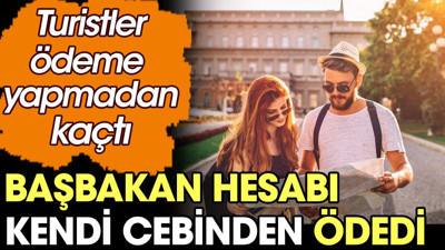 Meloni ödeme yapmadan kaçan turistlerin hesabını kendi cebinden ödedi