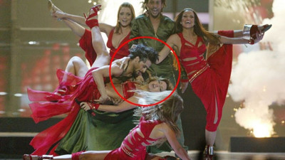 Ünlü oyuncu Eurovision yarışmasında Hadise ile dans etmiş