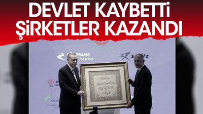 Devlet kaybetti şirketler kazandı