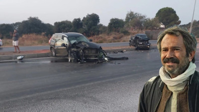 Oyuncu Olgun Şimşek trafik kazası geçirdi. Sanatçı hastaneye kaldırıldı