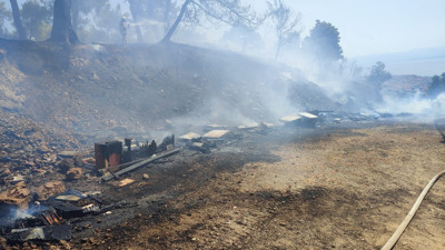 Kazdağları'nda çıkan orman yangını söndürüldü