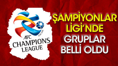 Şampiyonlar Ligi'nde gruplar belli oldu