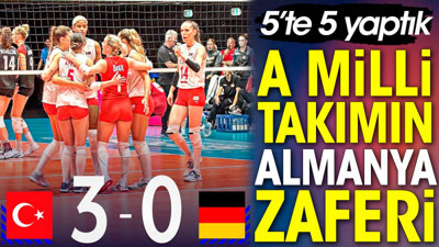 Milliler Almanya'yı 3-0 yendi
