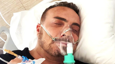 Cenk Eren hastaneye kaldırıldı. "Siz siz olun yapmayın" diyerek uyardı