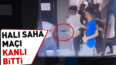 Bağcılar'da halı saha maçı kanlı bitti