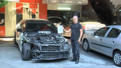 İstanbul'da serviste bekleyen otomobile Tekirdağ'da trafik cezası kesildi