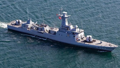 Türk donanması Zafer kutlamaları için KKTC’de