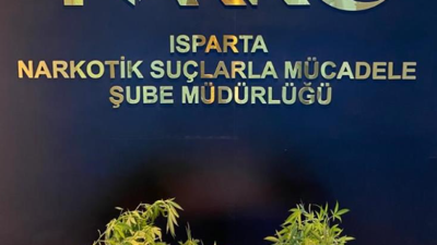 Isparta’da uyuşturucu operasyonuna 2 tutuklama