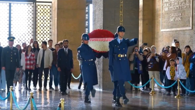 Erkin Erdoğdu Anıtkabir'de özel protokol yaptırdı