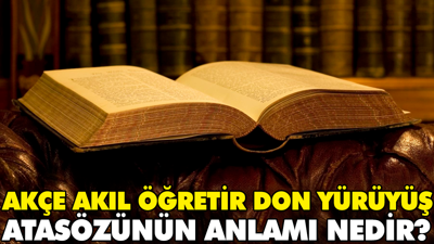 Akçe akıl öğretir don yürüyüş atasözünün anlamı nedir?