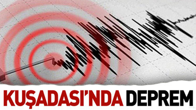 Kuşadası'nda deprem (04 Eylül 2023)