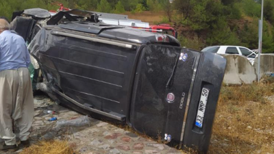 Mersin'de trafik kazası: 2'si çocuk 5 yaralı