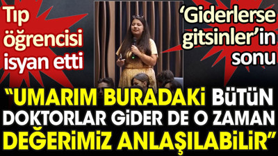 Tıp öğrencisi Oğuzhan Uğur’un programında isyan etti: Umarım bütün doktorlar gider