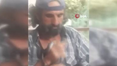 Yılanı kurtardı sonra yaptığı şok etti