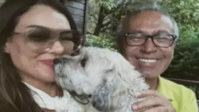 Dilan Çiçek Deniz babasıyla poz verdi